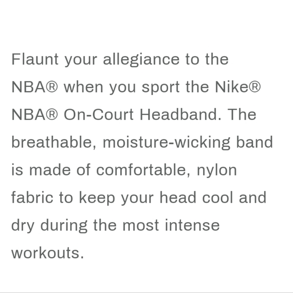 NWT Men's Nike NBA Elite Headband - Picture 7 of 9